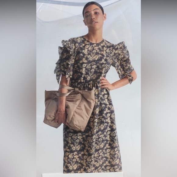 & Other Stories Dresses & Skirts - &Other Stories FRILL SLEEVE MIDI DRESS